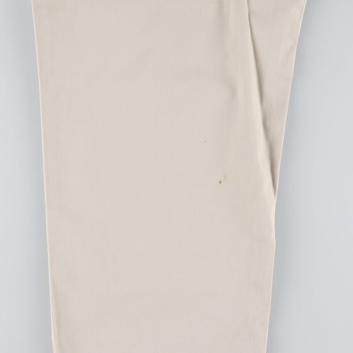 Ralph Lauren POLO by Ralph Lauren Two-pleat Chino Pants for Men, W34 equivalent cotton Beige type Vintage Second Hand