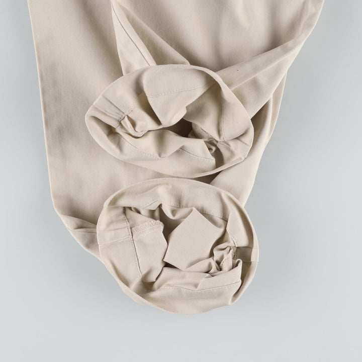 Ralph Lauren POLO by Ralph Lauren Two-pleat Chino Pants for Men, W34 equivalent cotton Beige type Vintage Second Hand