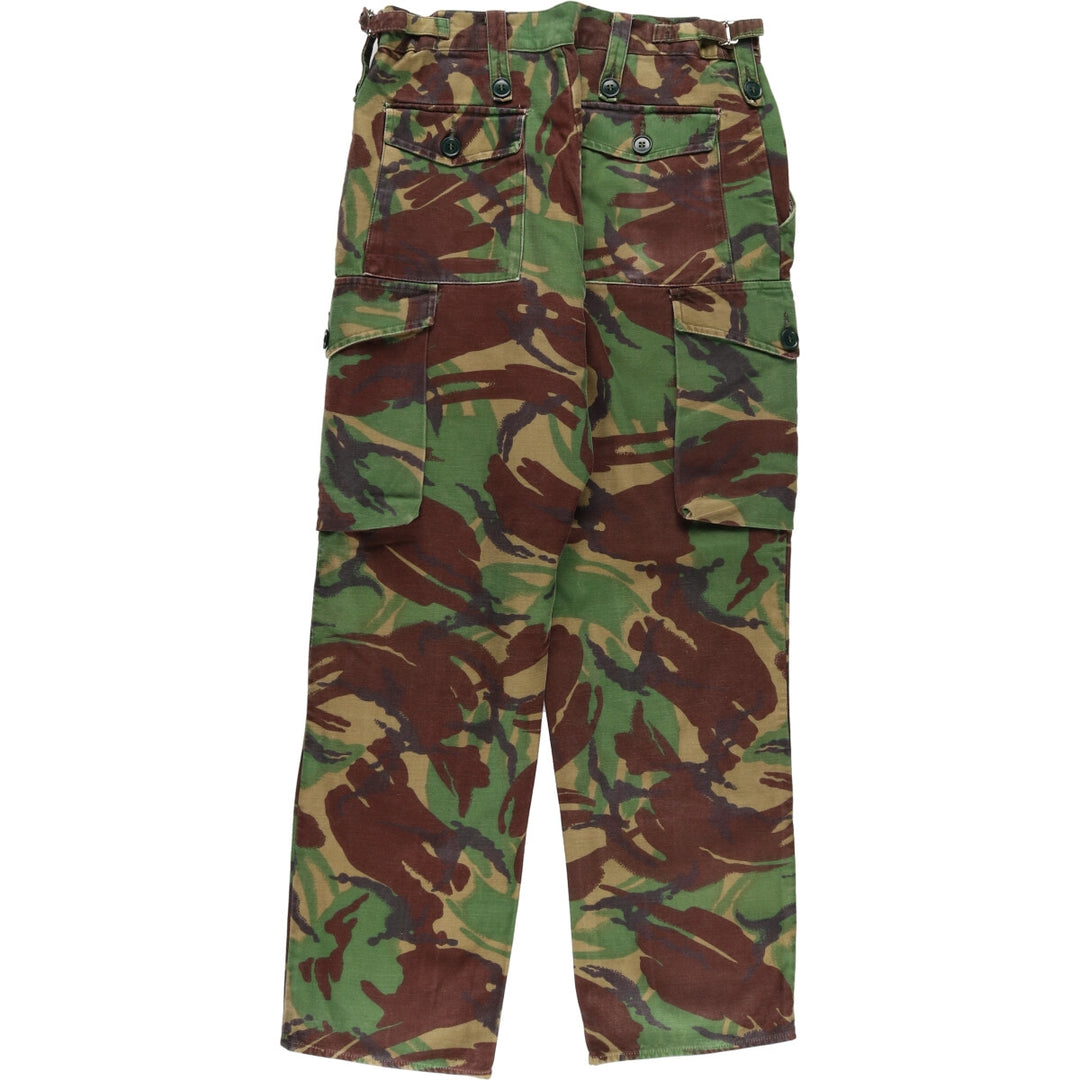 Camouflage DPM Camo Military Cargo Pants, Combat Pants, Men's, Size W32 unclear Khaki type Vintage Second Hand