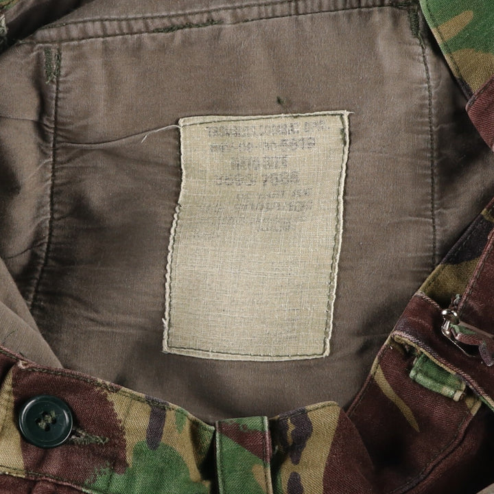 Camouflage DPM Camo Military Cargo Pants, Combat Pants, Men's, Size W32 unclear Khaki type Vintage Second Hand