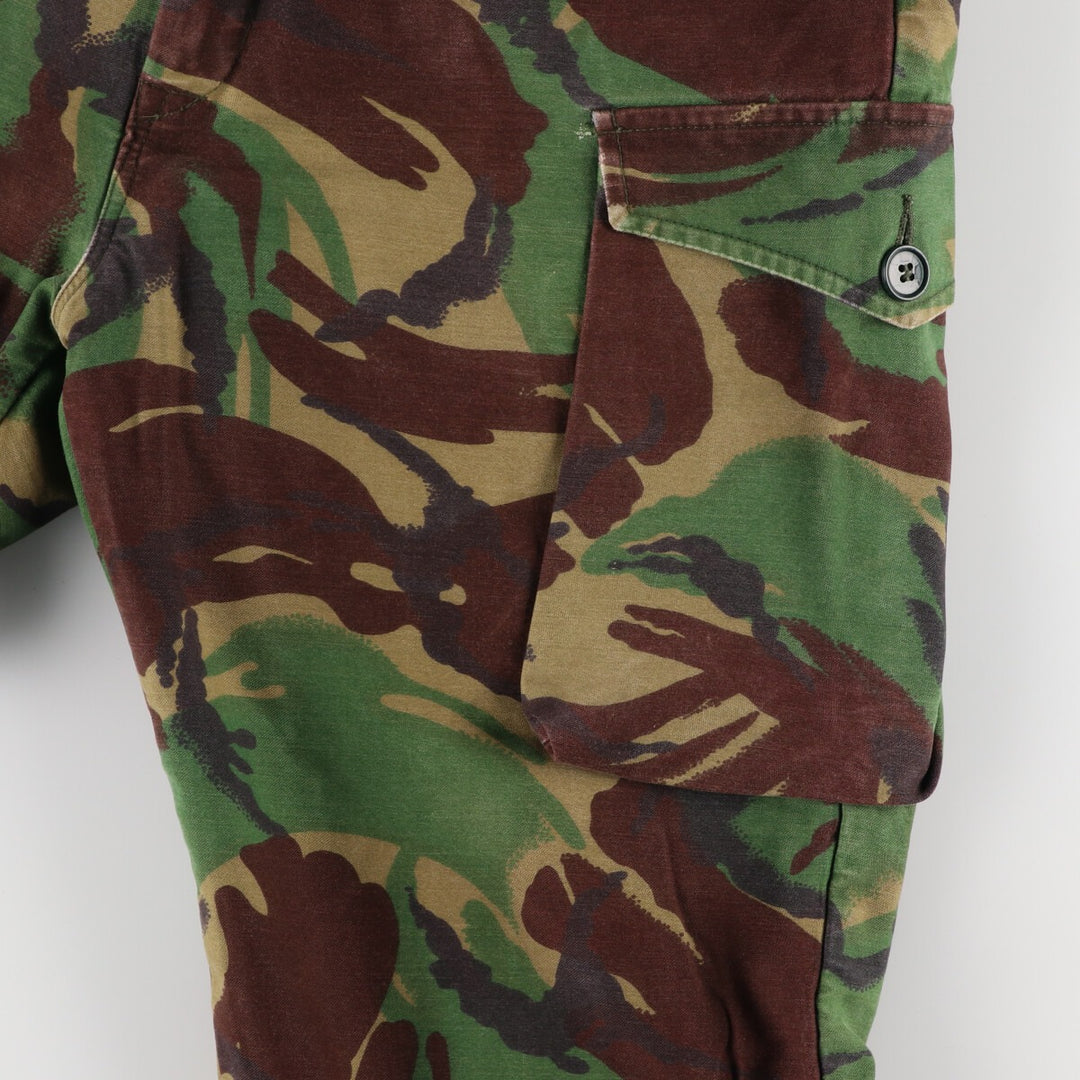 Camouflage DPM Camo Military Cargo Pants, Combat Pants, Men's, Size W32 unclear Khaki type Vintage Second Hand