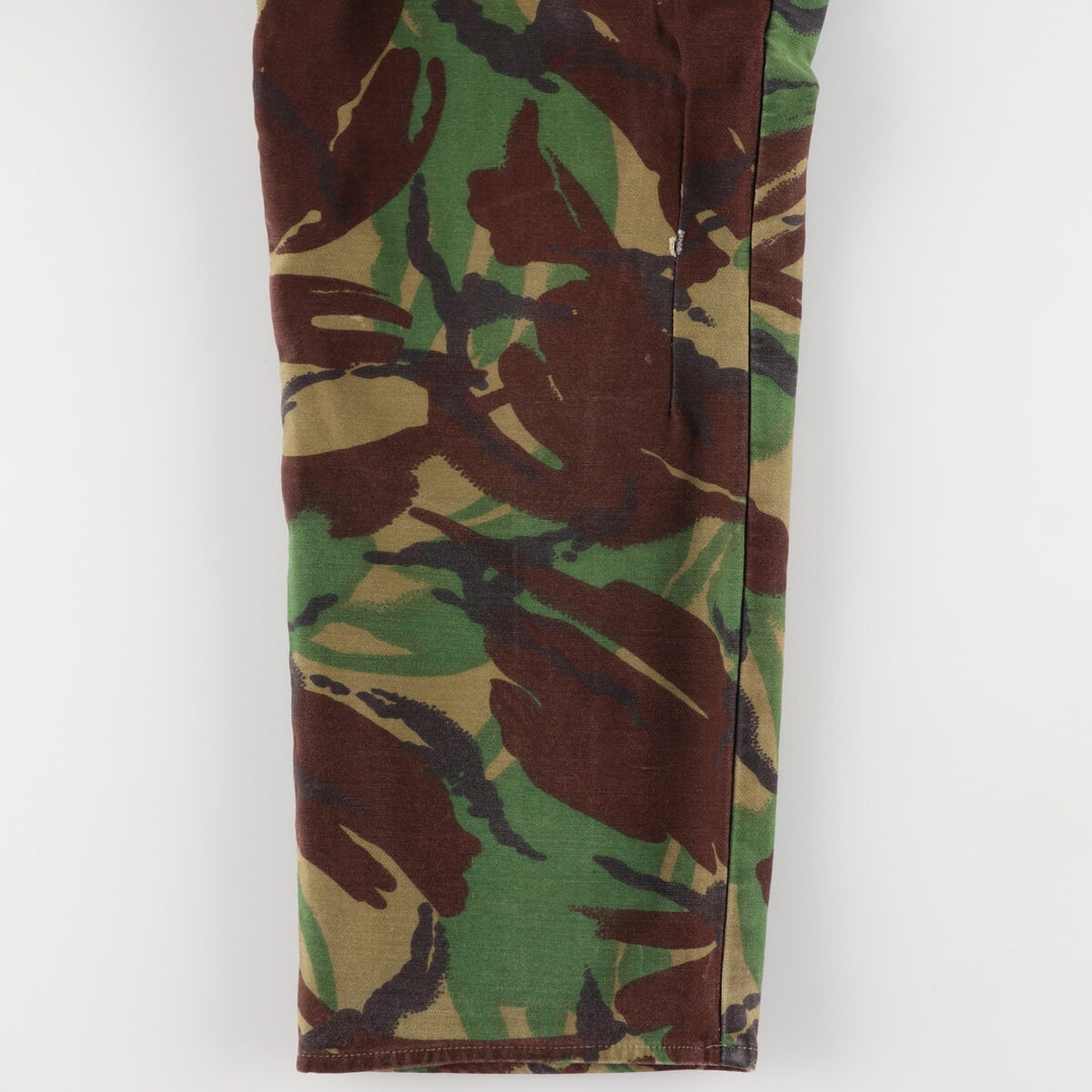 Camouflage DPM Camo Military Cargo Pants, Combat Pants, Men's, Size W32 unclear Khaki type Vintage Second Hand