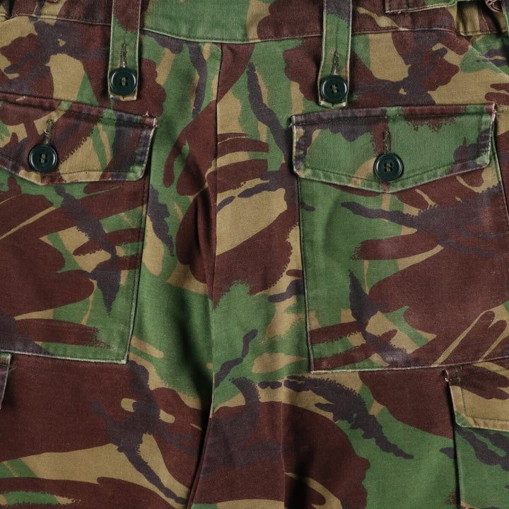 Camouflage DPM Camo Military Cargo Pants, Combat Pants, Men's, Size W32 unclear Khaki type Vintage Second Hand