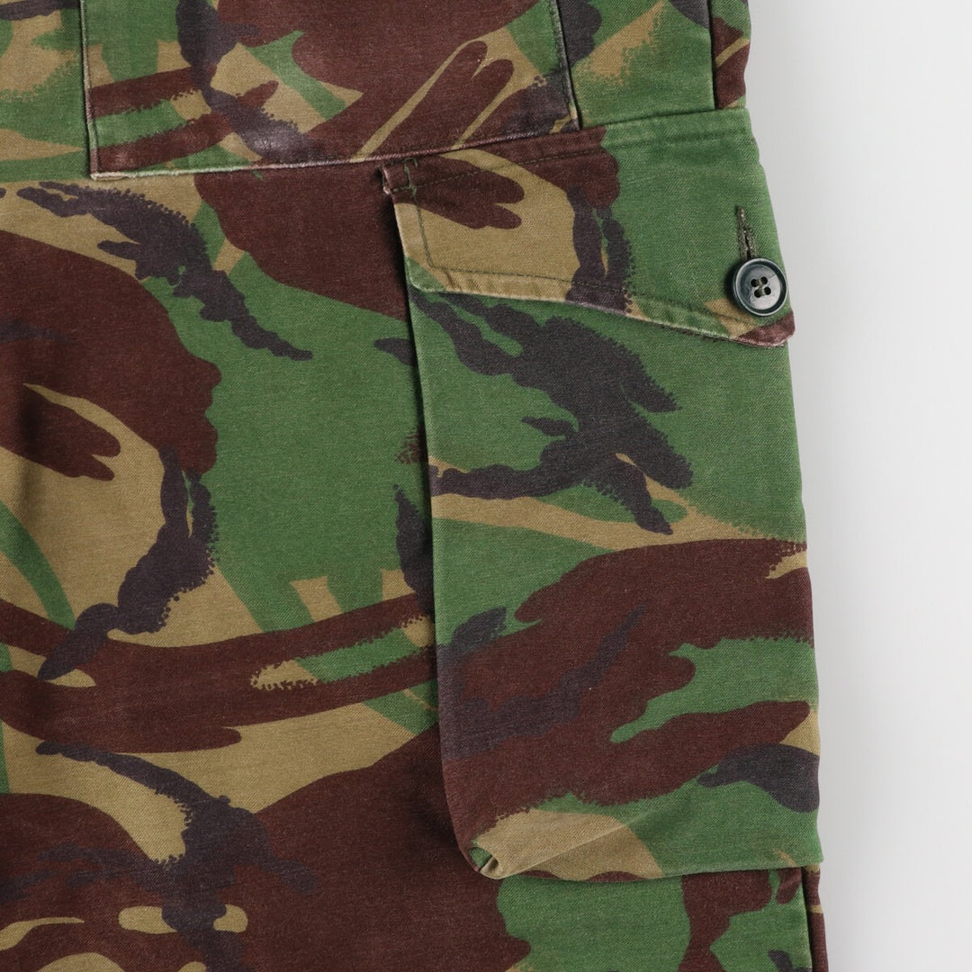 Camouflage DPM Camo Military Cargo Pants, Combat Pants, Men's, Size W32 unclear Khaki type Vintage Second Hand