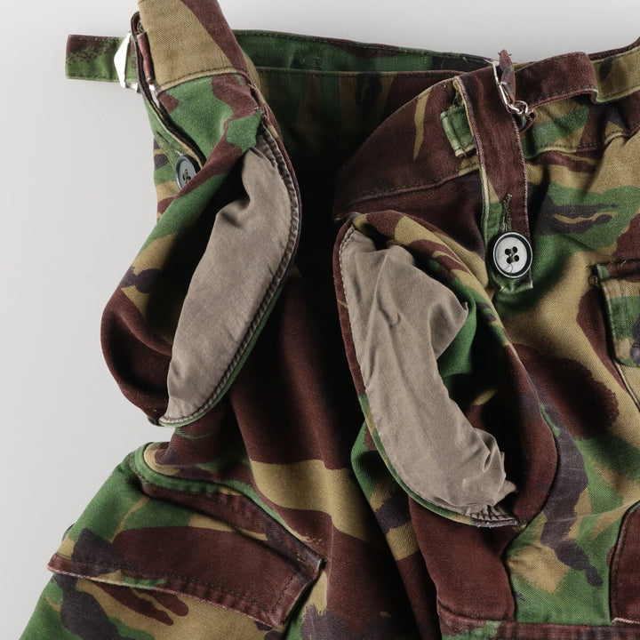 Camouflage DPM Camo Military Cargo Pants, Combat Pants, Men's, Size W32 unclear Khaki type Vintage Second Hand