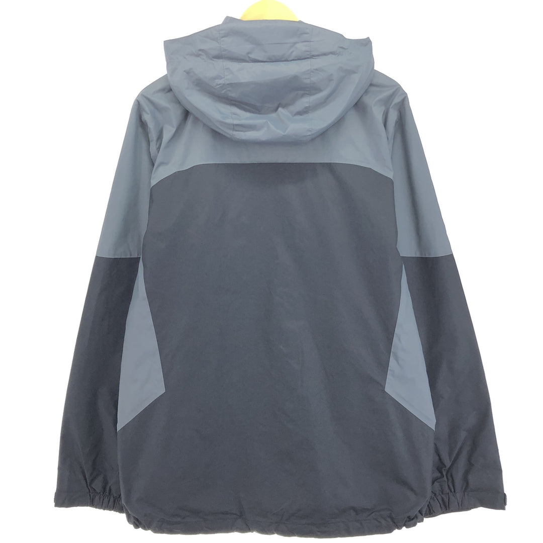 Columbia Mountain Parka Shell Jacket, Men's Size M Nylon black type Vintage Second Hand