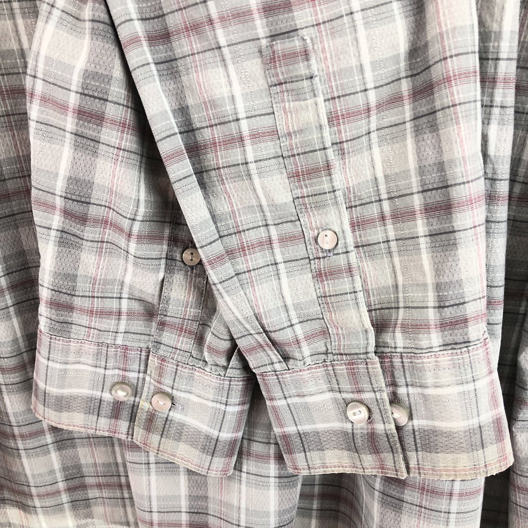 Calvin Klein Long Sleeve Cotton Check Shirt Men's XL /eaa475558