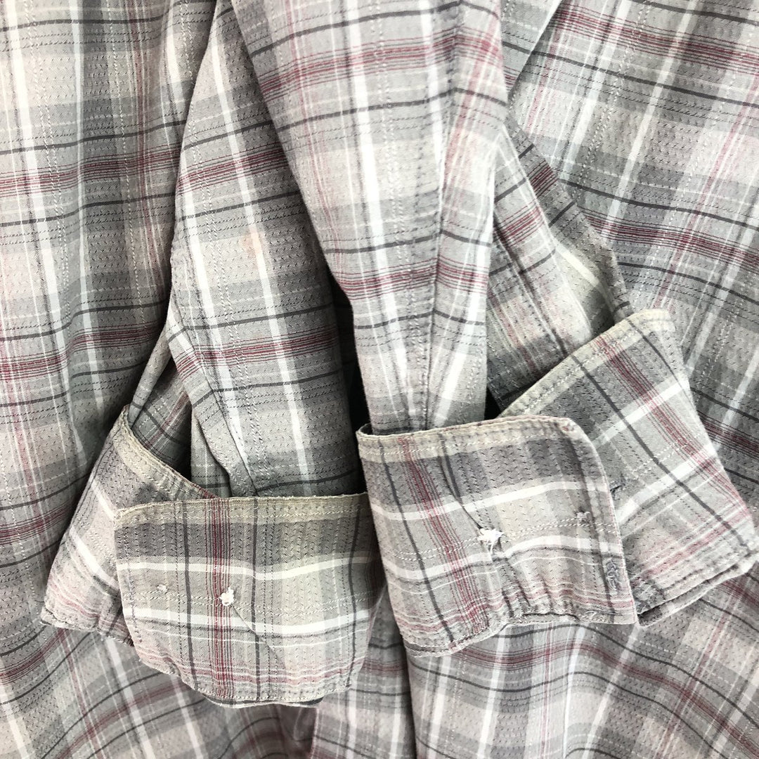 Calvin Klein Long Sleeve Cotton Check Shirt Men's XL /eaa475558