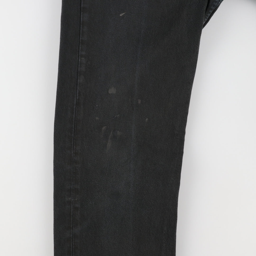 90'S Levi's 501 Black Denim Straight Denim Pants Made in England Men's W30 Vintage / eaa475623