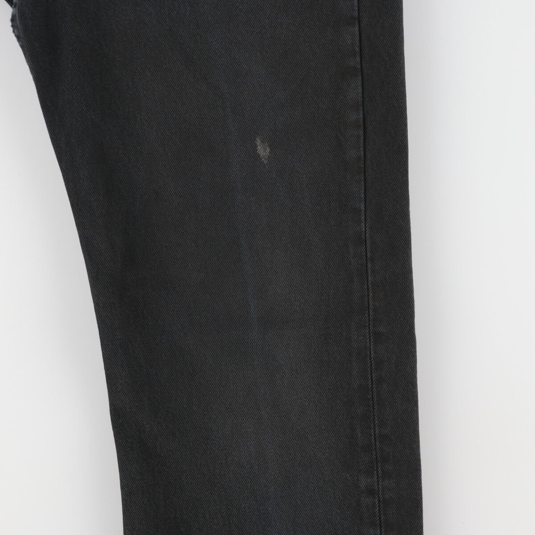 90'S Levi's 501 Black Denim Straight Denim Pants Made in England Men's W30 Vintage / eaa475623