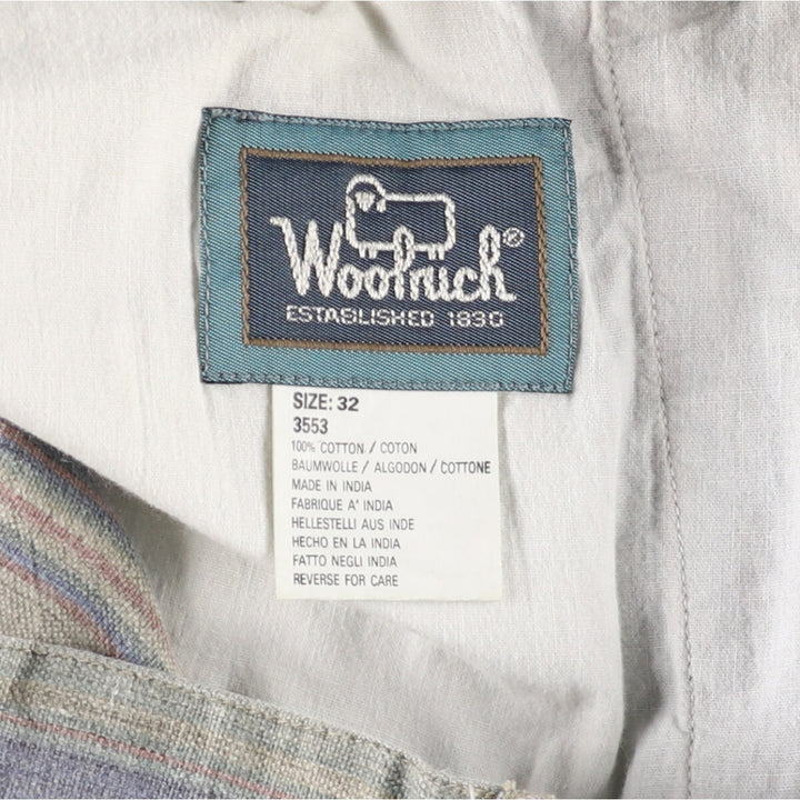 90s~ WOOLRICH Multi-stripe cotton shorts, short pants, men's size W32, vintage / eaa475632