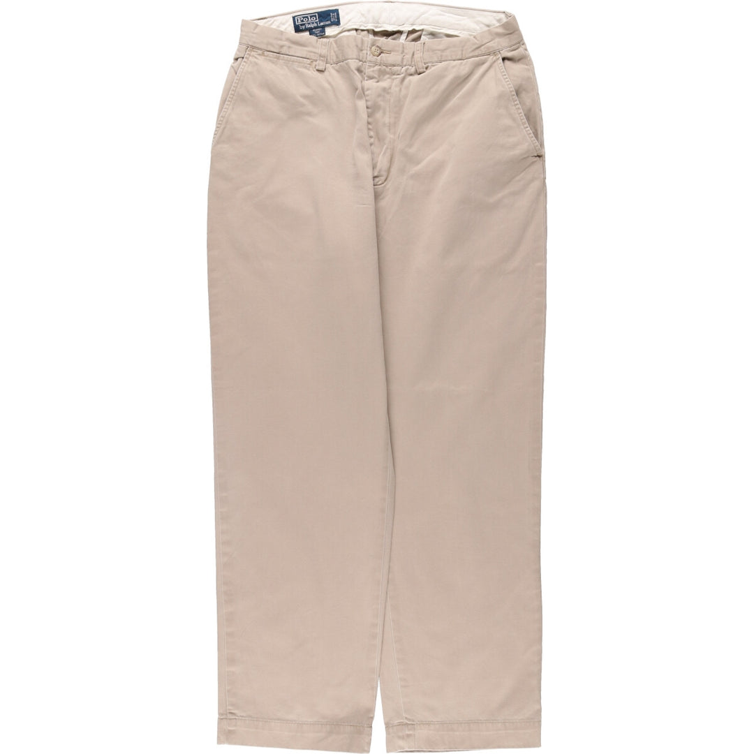Ralph Lauren POLO by Ralph Lauren PROSPECT PANT Chino pants for men, equivalent to w34 cotton Beige type Vintage Second Hand
