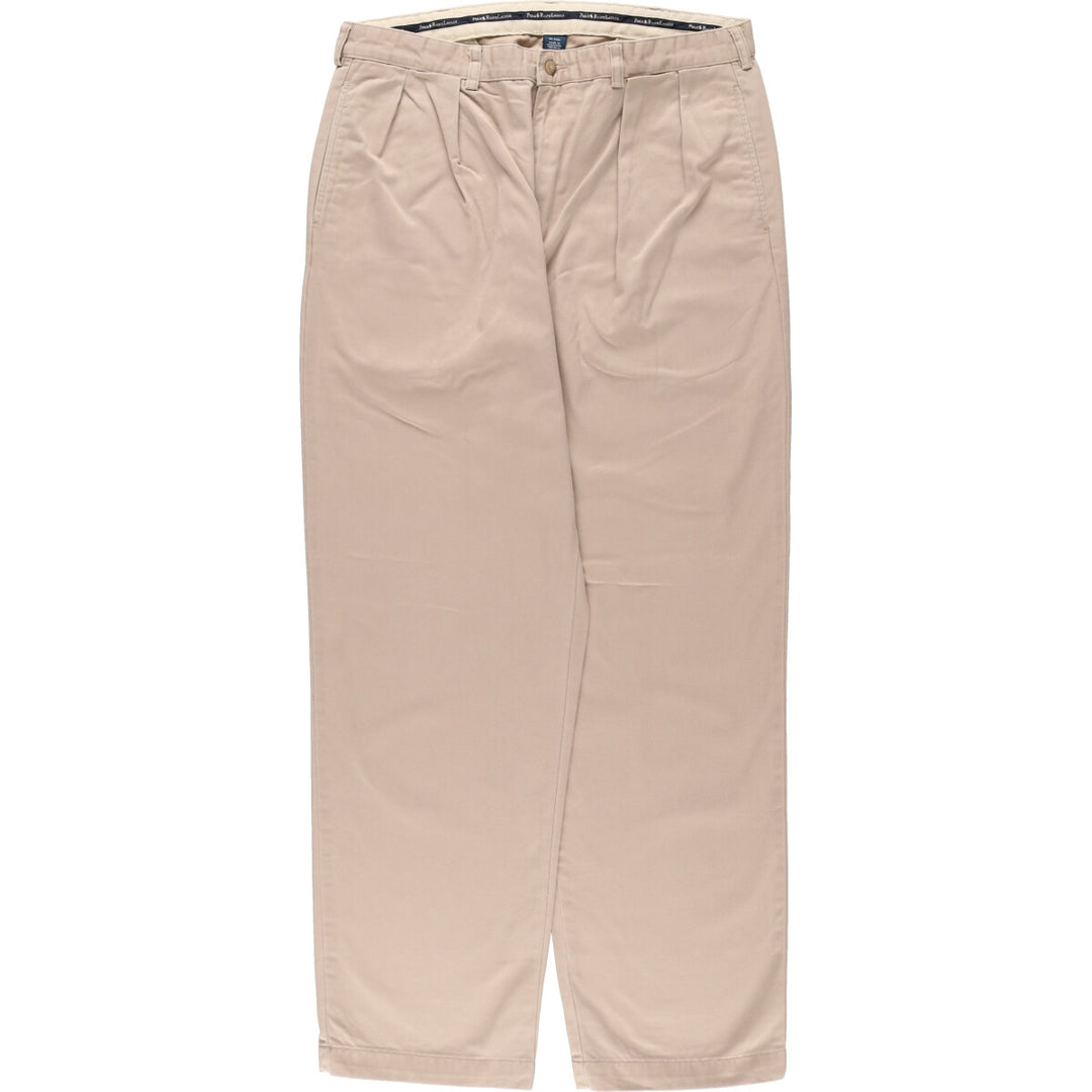 Ralph Lauren POLO RALPH LAUREN Two-pleat chino pants for men, size W36 cotton Beige type Vintage Second Hand