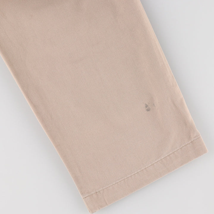 Ralph Lauren POLO RALPH LAUREN Two-pleat chino pants for men, size W36 cotton Beige type Vintage Second Hand