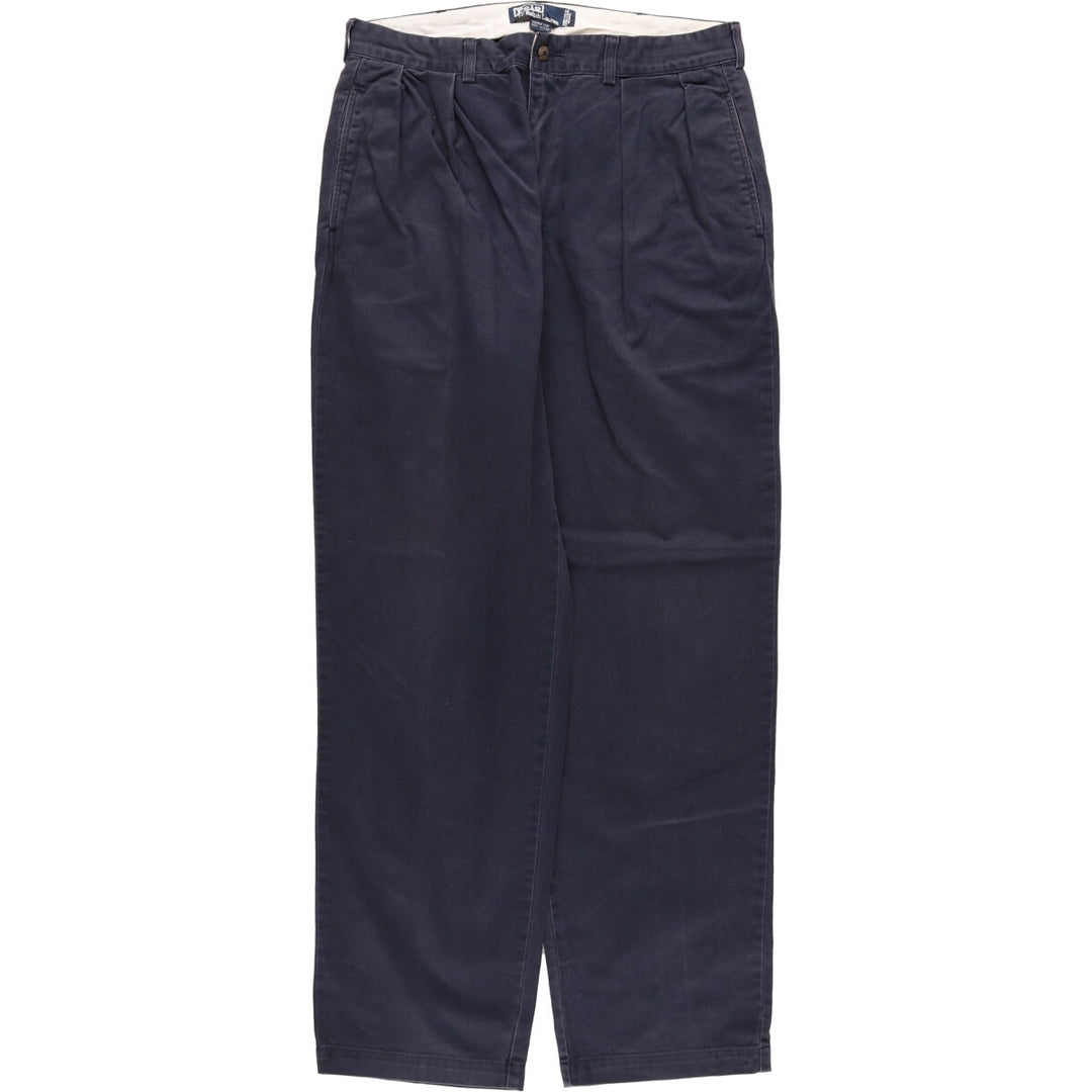 Ralph Lauren POLO by Ralph Lauren ANDREW PANT Two-pleat chino pants for men, size W34 / eaa475676