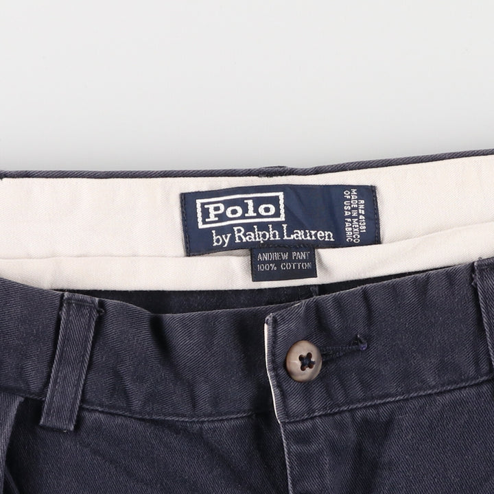 Ralph Lauren POLO by Ralph Lauren ANDREW PANT Two-pleat chino pants for men, size W34 / eaa475676