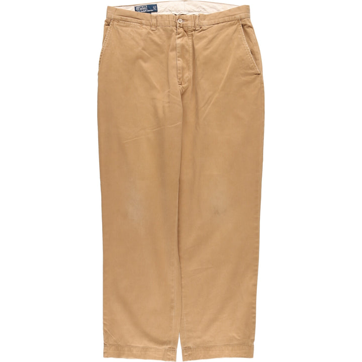 Ralph Lauren POLO by Ralph Lauren PROSPECT PANT Chino pants for men, equivalent to w35 cotton beige type brown Vintage Second Hand