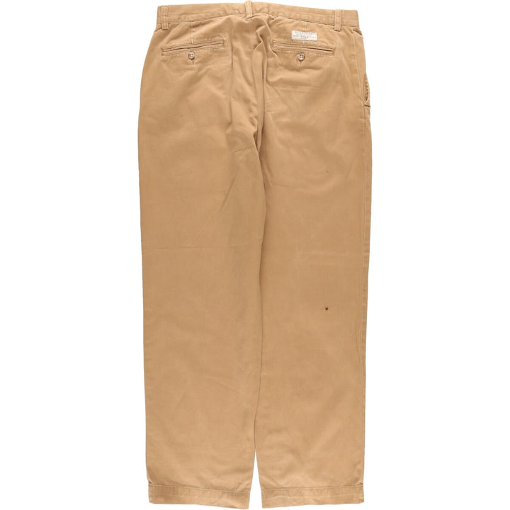 Ralph Lauren POLO by Ralph Lauren PROSPECT PANT Chino pants for men, equivalent to w35 cotton beige type brown Vintage Second Hand