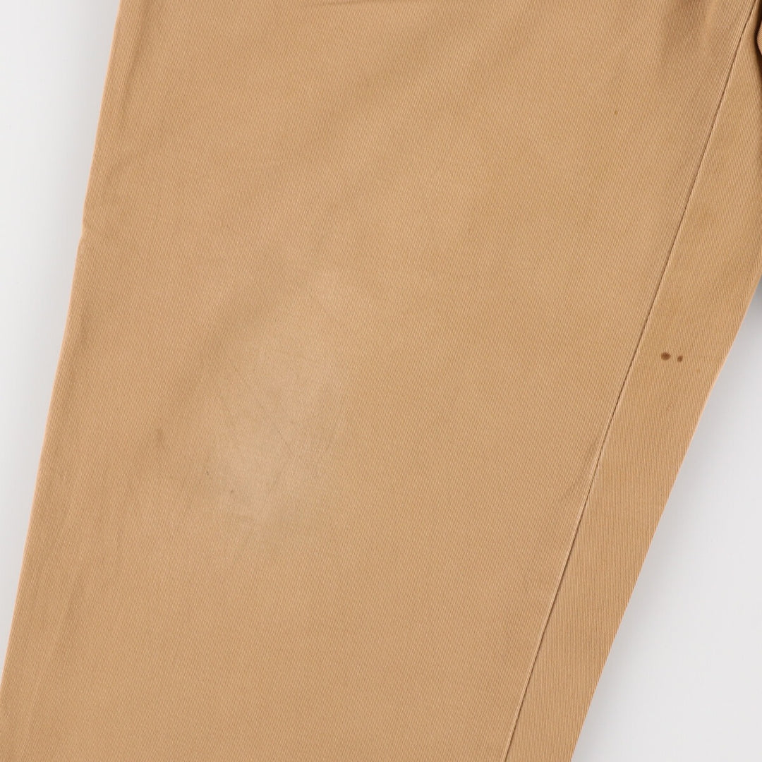 Ralph Lauren POLO by Ralph Lauren PROSPECT PANT Chino pants for men, equivalent to w35 cotton beige type brown Vintage Second Hand