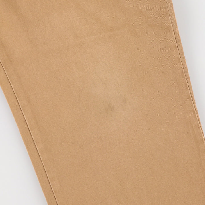 Ralph Lauren POLO by Ralph Lauren PROSPECT PANT Chino pants for men, equivalent to w35 cotton beige type brown Vintage Second Hand