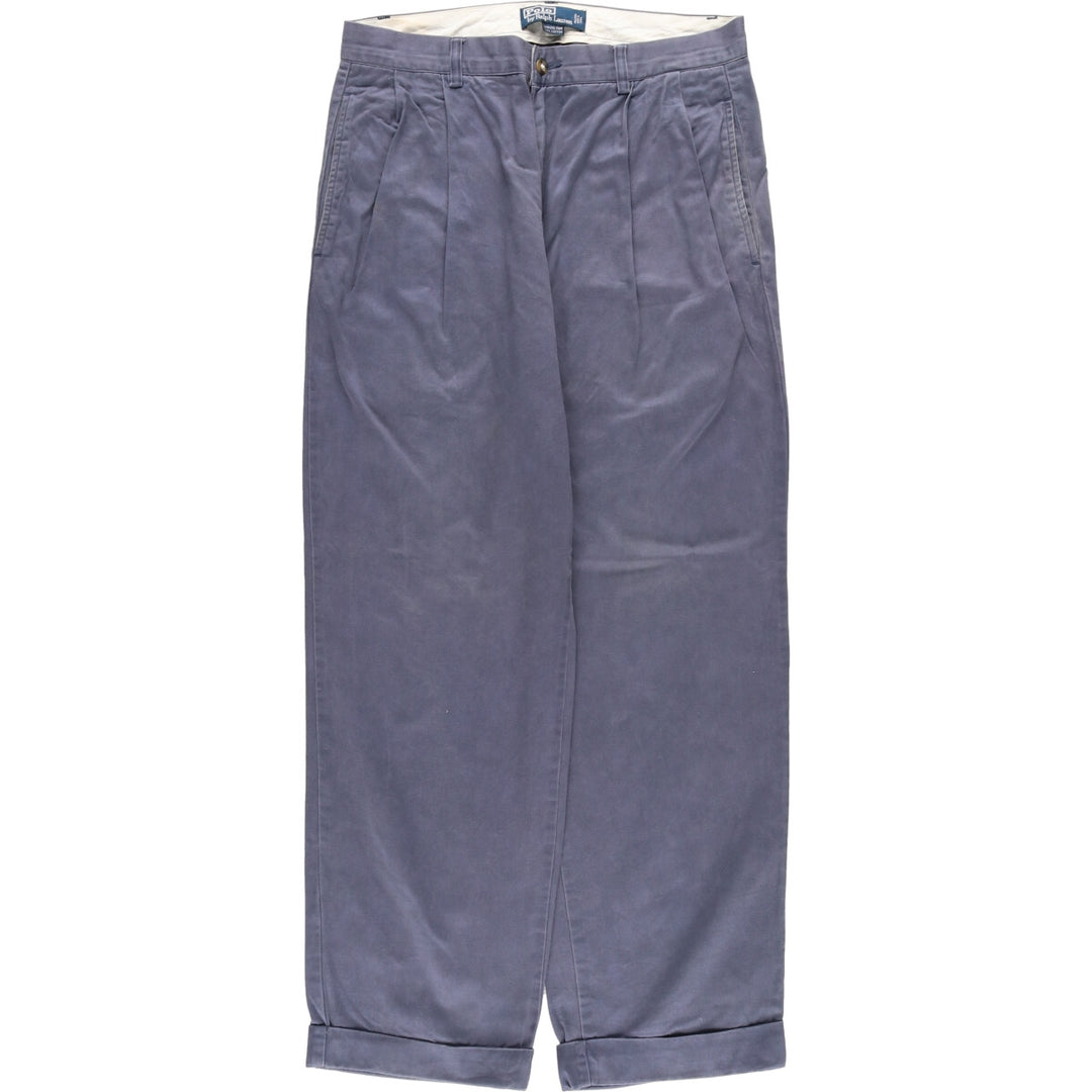 Ralph Lauren POLO by Ralph Lauren HAMMOND PANT, two-pleat chino pants, men's, W32 equivalent / eaa475681