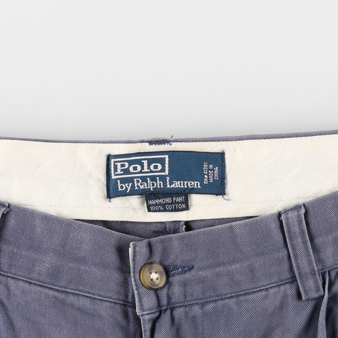 Ralph Lauren POLO by Ralph Lauren HAMMOND PANT, two-pleat chino pants, men's, W32 equivalent / eaa475681