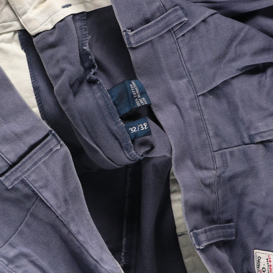 Ralph Lauren POLO by Ralph Lauren HAMMOND PANT, two-pleat chino pants, men's, W32 equivalent / eaa475681