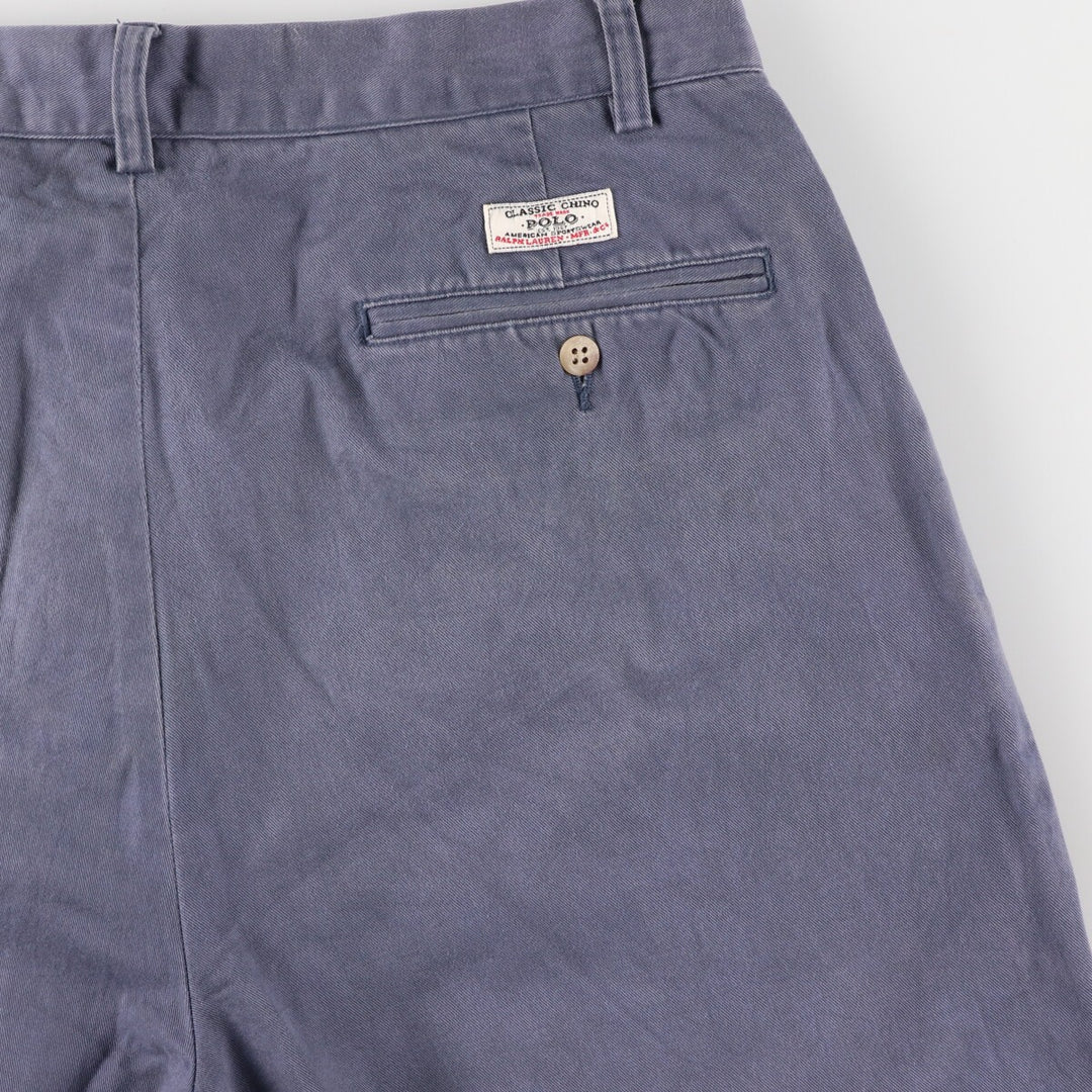 Ralph Lauren POLO by Ralph Lauren HAMMOND PANT, two-pleat chino pants, men's, W32 equivalent / eaa475681