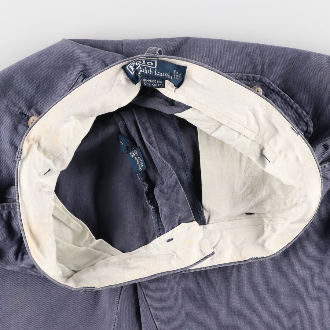 Ralph Lauren POLO by Ralph Lauren HAMMOND PANT, two-pleat chino pants, men's, W32 equivalent / eaa475681