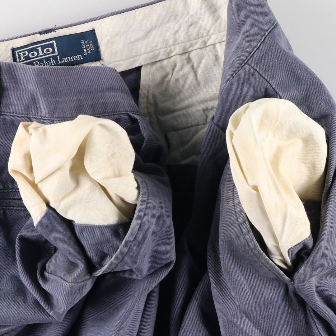 Ralph Lauren POLO by Ralph Lauren HAMMOND PANT, two-pleat chino pants, men's, W32 equivalent / eaa475681