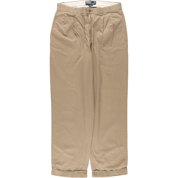 Ralph Lauren POLO by Ralph Lauren HAMMOND PANT, two-pleat chino pants, men's size W34 / eaa475684