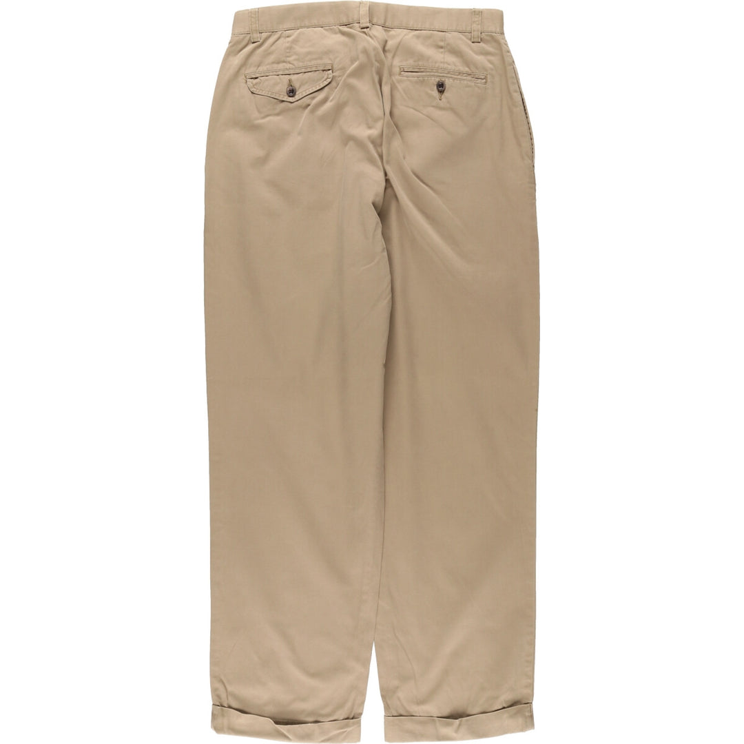 Ralph Lauren POLO by Ralph Lauren HAMMOND PANT, two-pleat chino pants, men's size W34 / eaa475684