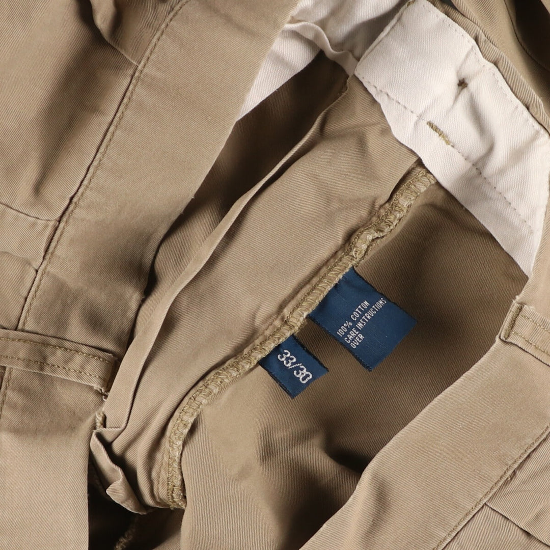 Ralph Lauren POLO by Ralph Lauren HAMMOND PANT, two-pleat chino pants, men's size W34 / eaa475684