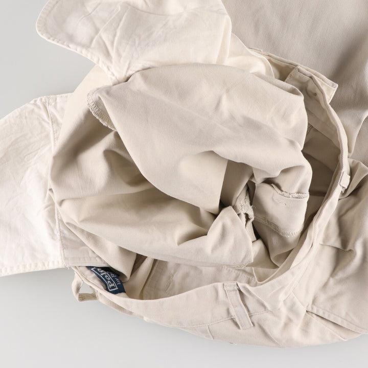Ralph Lauren POLO by Ralph Lauren HAMMOND PANT, two-pleat chino pants, men's, W33 equivalent cotton Beige type Vintage Second Hand
