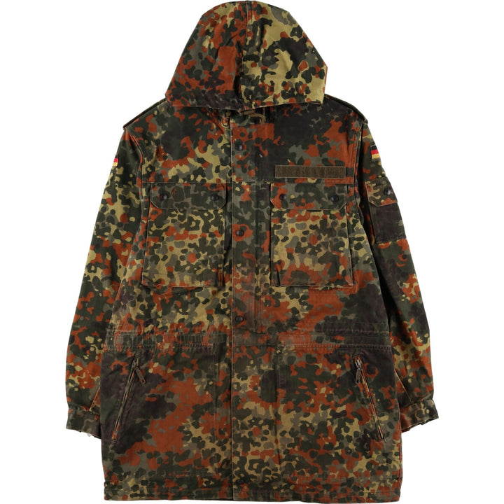 Genuine German military camouflage pattern Flecktor camo military field jacket, men's XL equivalent /eaa475718