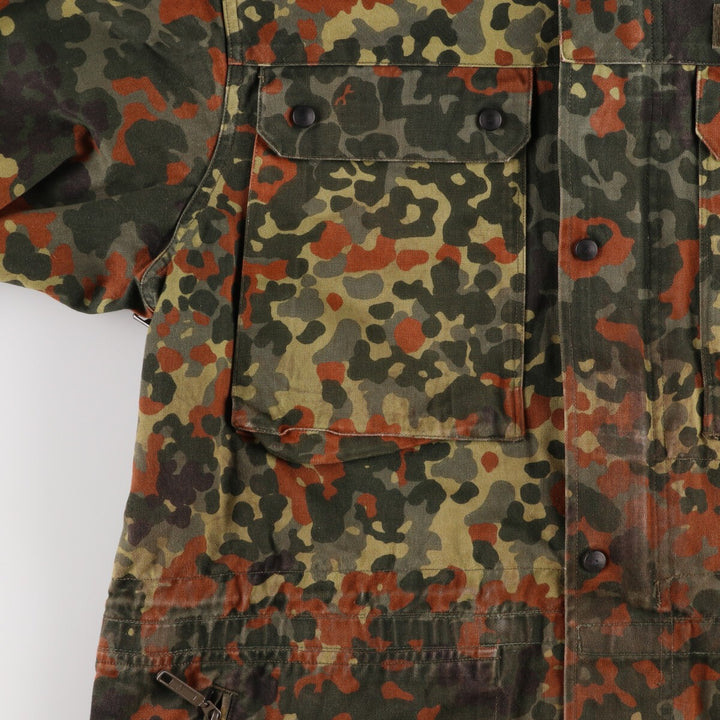 Genuine German military camouflage pattern Flecktor camo military field jacket, men's XL equivalent /eaa475718