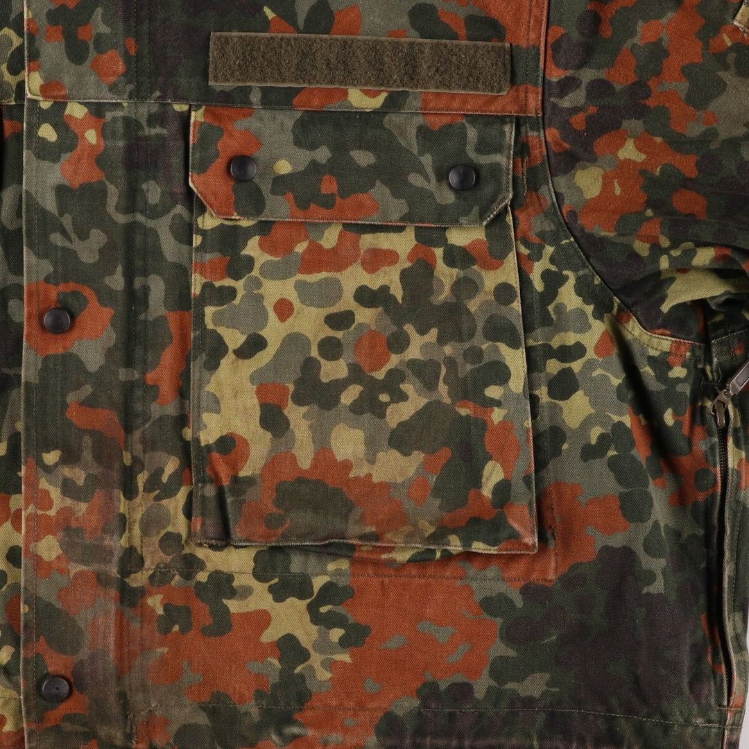 Genuine German military camouflage pattern Flecktor camo military field jacket, men's XL equivalent /eaa475718