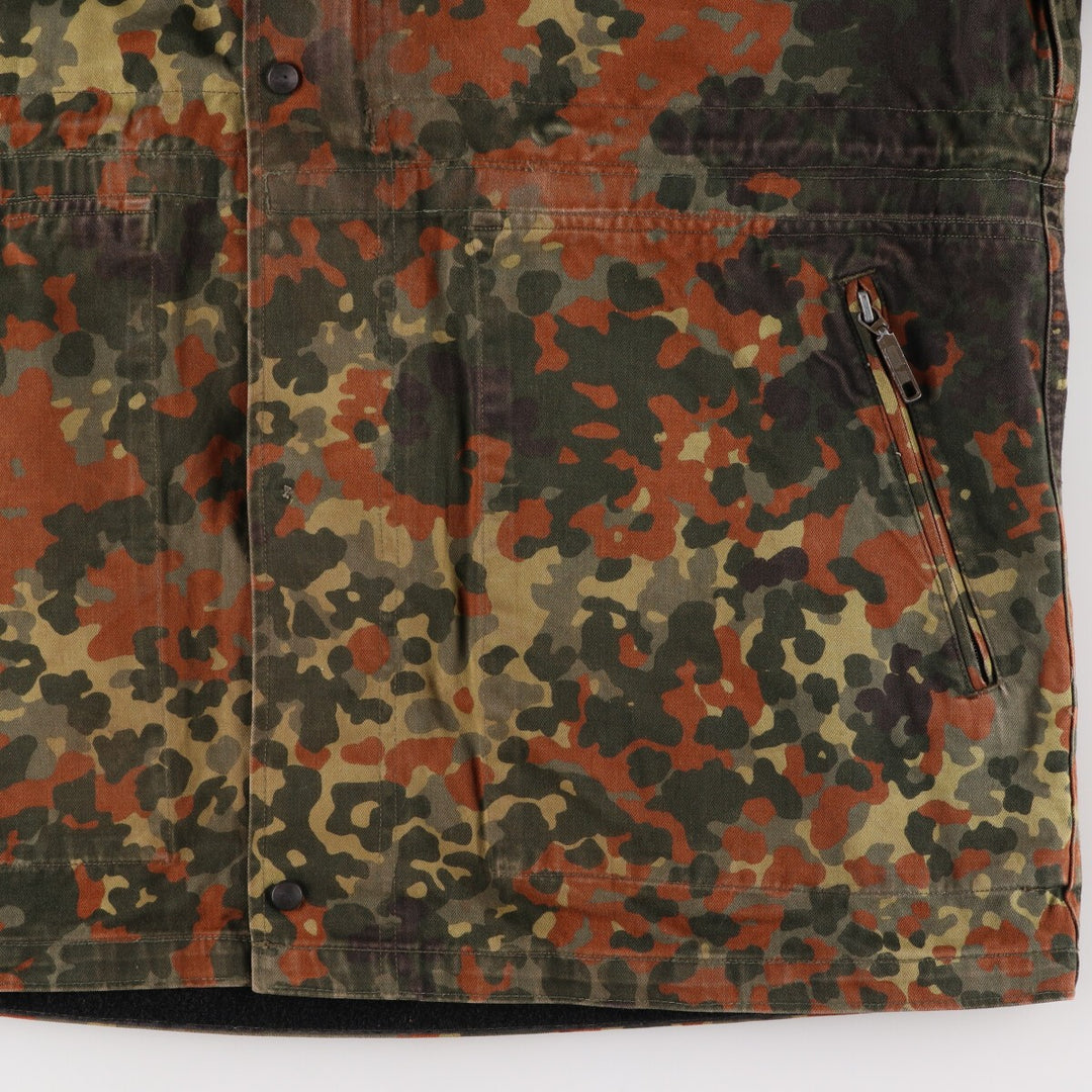 Genuine German military camouflage pattern Flecktor camo military field jacket, men's XL equivalent /eaa475718
