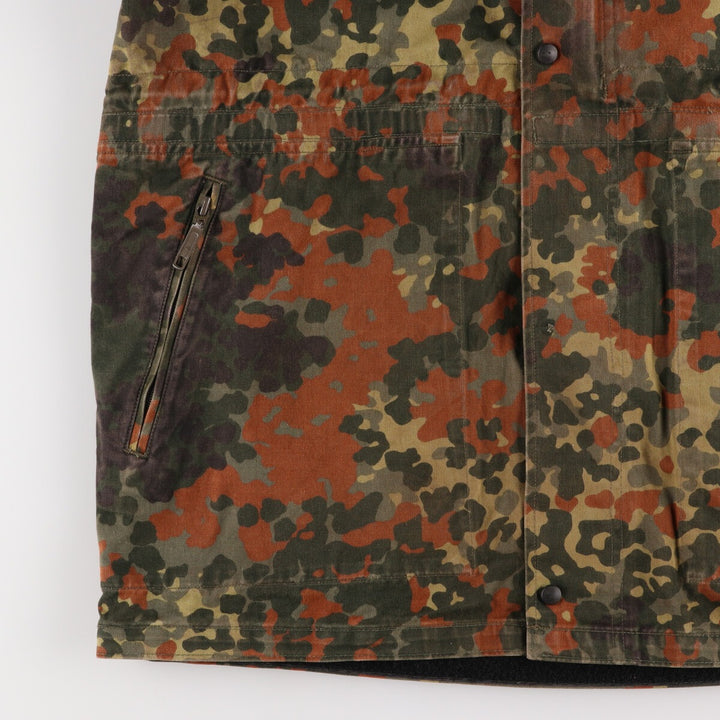 Genuine German military camouflage pattern Flecktor camo military field jacket, men's XL equivalent /eaa475718