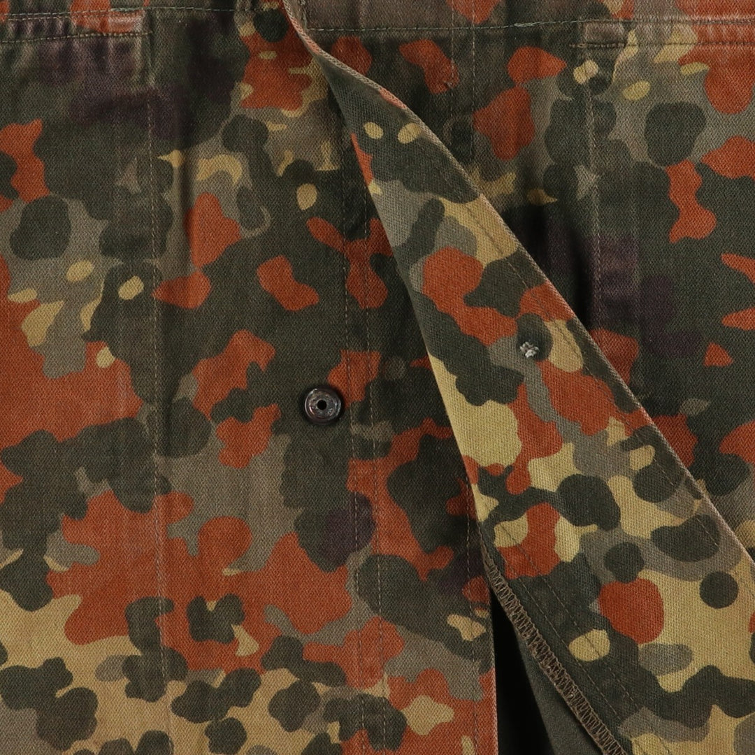 Genuine German military camouflage pattern Flecktor camo military field jacket, men's XL equivalent /eaa475718
