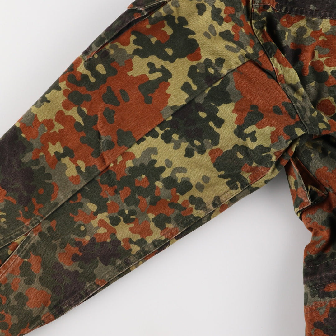 Genuine German military camouflage pattern Flecktor camo military field jacket, men's XL equivalent /eaa475718