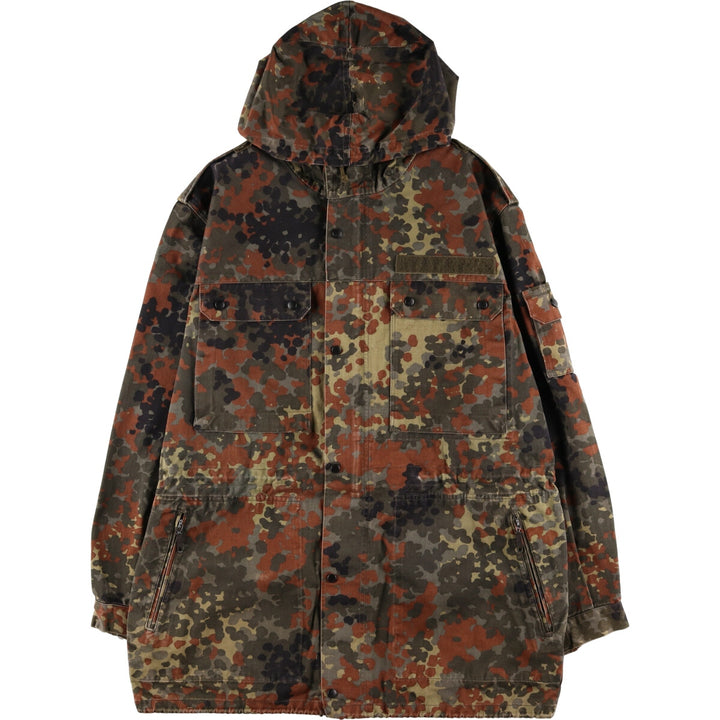 Genuine German military camouflage Pattern Fleckter Camo military field jacket size 8 equivalent to men's XL / eaa475719