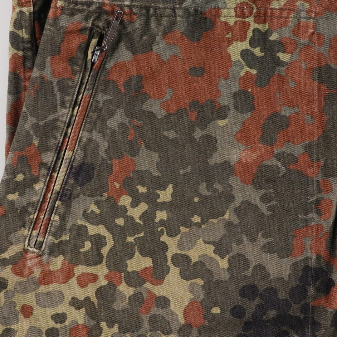 Genuine German military camouflage Pattern Fleckter Camo military field jacket size 8 equivalent to men's XL / eaa475719