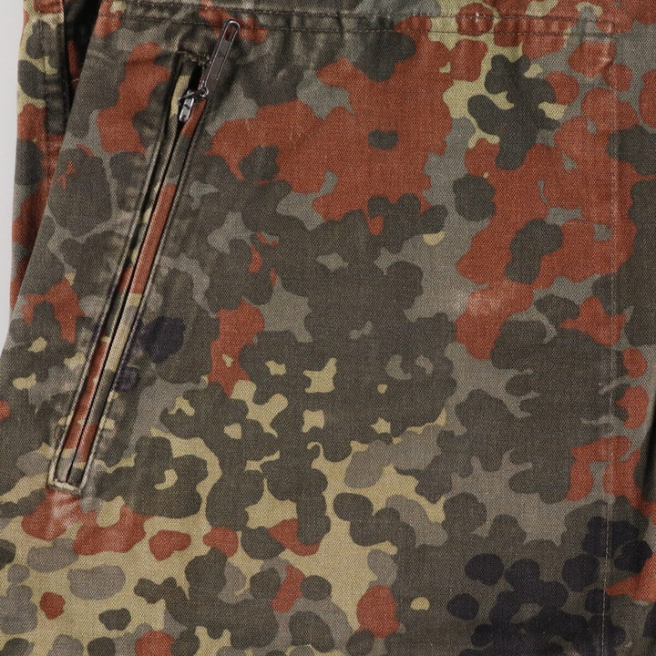 Genuine German military camouflage Pattern Fleckter Camo military field jacket size 8 equivalent to men's XL / eaa475719