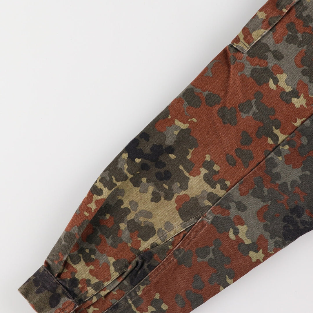 Genuine German military camouflage Pattern Fleckter Camo military field jacket size 8 equivalent to men's XL / eaa475719