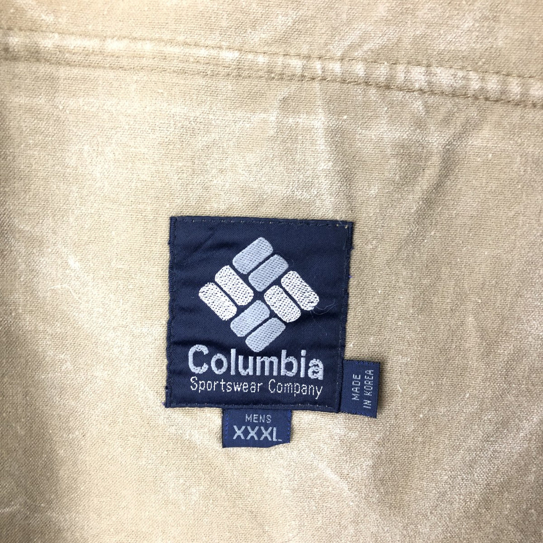 Big size 80'S Columbia Navy Tag Hunting Vest Men's XXXL equivalent Vintage /eaa475744