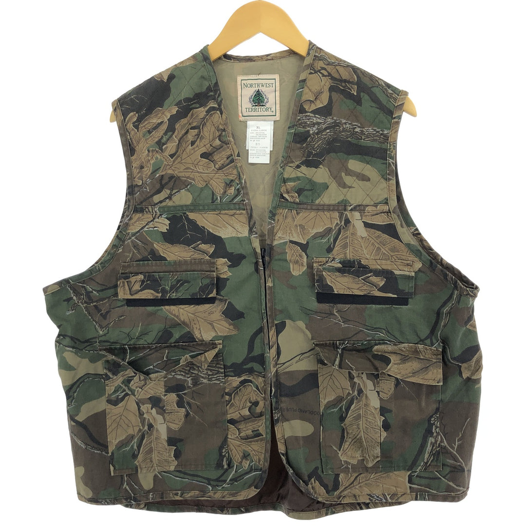 NORTH WEST TERRITORY Camouflage Pattern Hunting Vest Men's XL equivalent /eaa475745