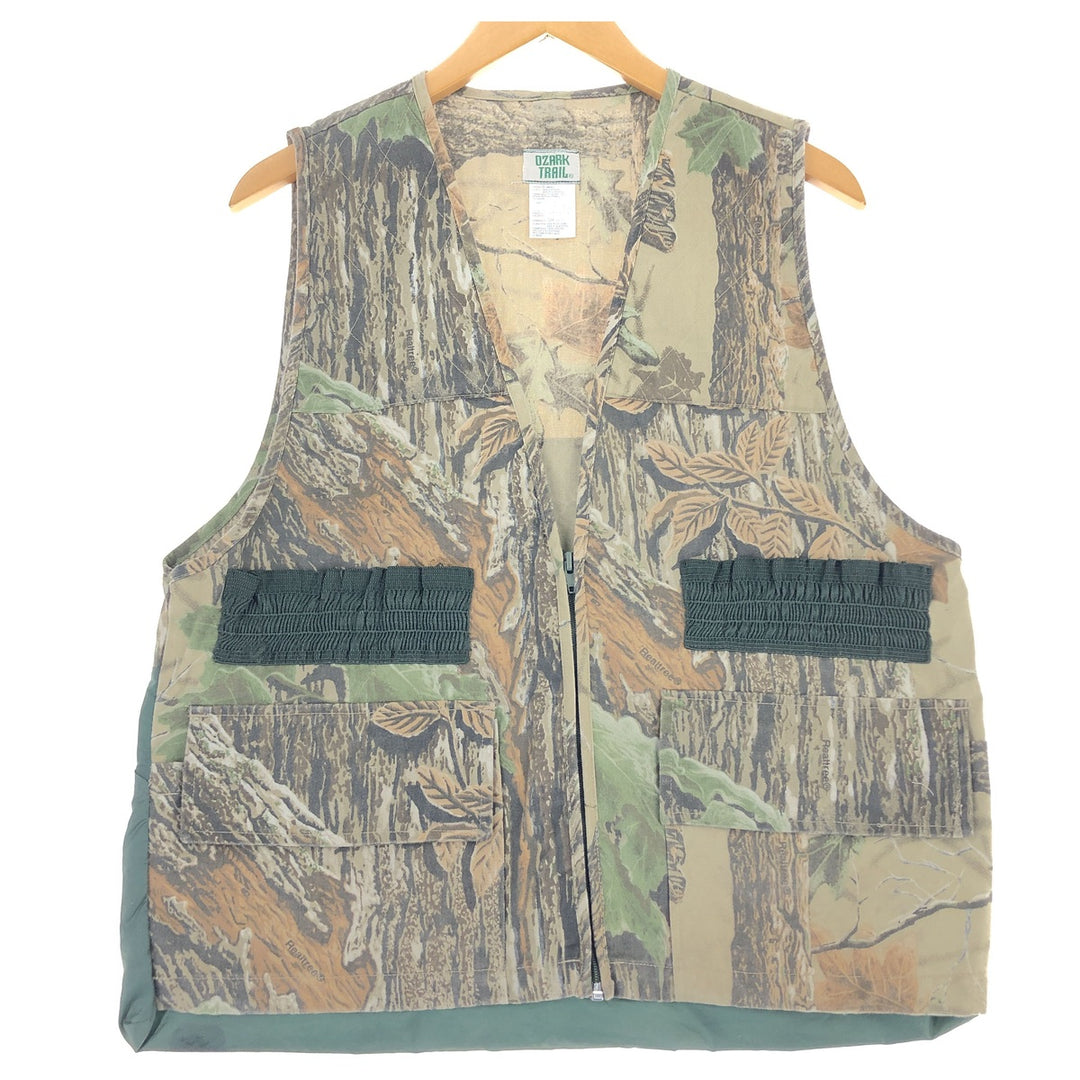 90'S OZARK TRAIL Camouflage Pattern Real Tree Camo Hunting Vest Men's S Size Vintage /eaa475748