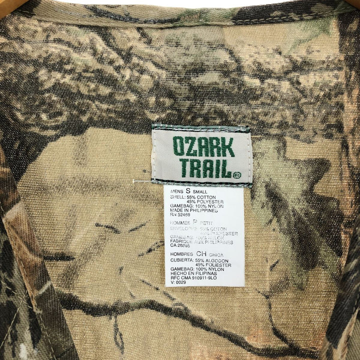 90'S OZARK TRAIL Camouflage Pattern Real Tree Camo Hunting Vest Men's S Size Vintage /eaa475748