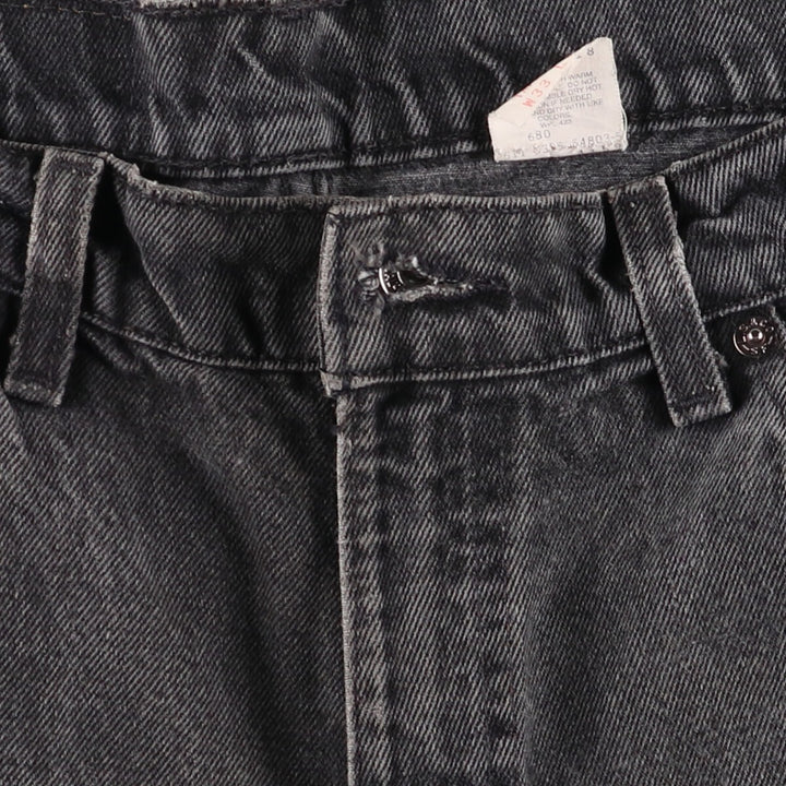 90'S Levi's 550 Relaxed Fit Tapered Leg Black Denim Tapered Denim Pants Made in USA Men's W33 equivalent /eaa475752